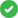 An icon of a white checkmark symbol enclosed in a green circle